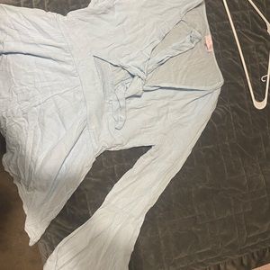 Blue small cute romper